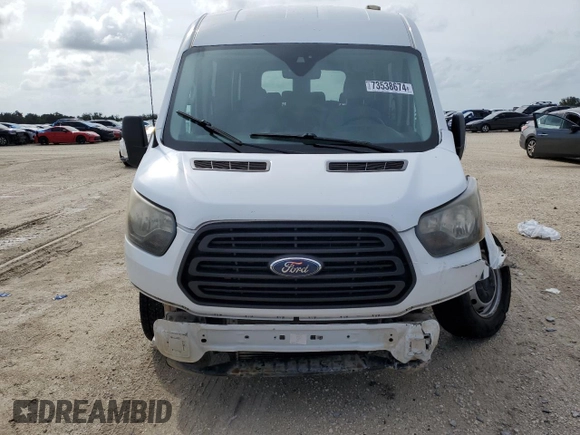 2017 Ford Transit XL with VIN 1FBAX2CV6HKB32588, listed as a Copart auction lot 73538674 with Not provided miles and Salvage title. Bid and sale history available at DreamBid. Image 5.