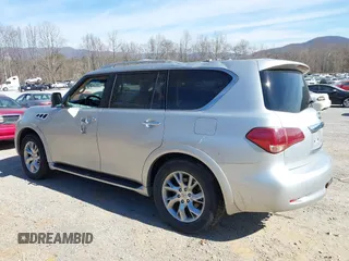 2011 Infiniti QX56 7-passenger with VIN JN8AZ2NE4B9003884, listed as a IAAI auction lot 41790480 with 108,118 mi miles. Bid and sale history available at carsss.com. Image 6.