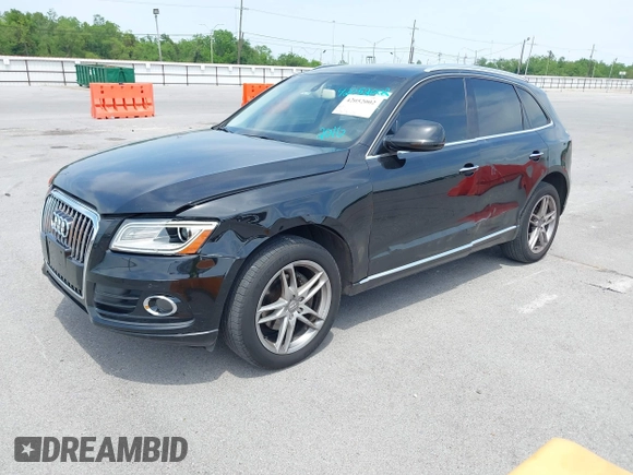 2016 Audi Q5 Premium Plus with VIN WA1L2AFP6GA027221, listed as a IAAI auction lot 42052002 with 90,813 mi miles. Bid and sale history available at carsss.com. Image 2.
