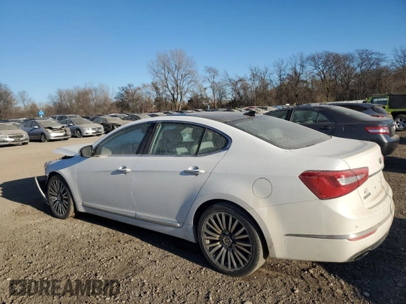 2014 Kia Cadenza Premium with VIN KNALN4D79E5129441, listed as a Copart auction lot 81948204 with 153,226 mi miles and Salvage Title. Bid and sale history available at carsss.com. Image 2.