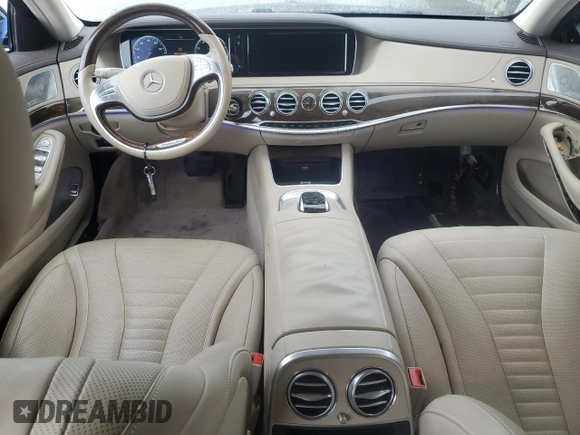 2015 Mercedes-Benz S 550 with VIN WDDUG8CB8FA125426, listed as a Copart auction lot 56698445 with 57,058 mi miles and Clean Title. Bid and sale history available at DreamBid. Image 8.