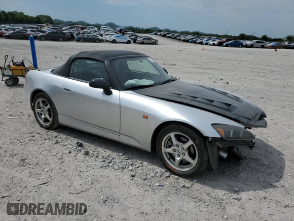2002 Honda S2000 z VIN JHMAP11472T005753, wystawiony jako Copart lot #54002225 z przebiegiem 156 893 mil mil oraz Czysty tytuł • Clean title. Historia ofert i sprzedaży dostępna na DreamBid. Obrazek 4.