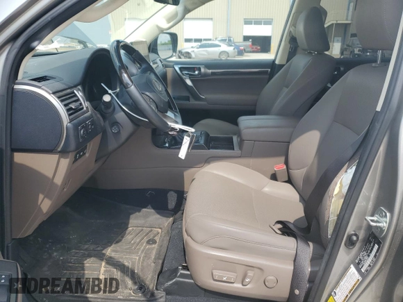 2023 Lexus GX with VIN JTJAM7BX8P5360879, listed as a Copart auction lot 53473455 with 34,359 mi miles and Salvage Title. Bid and sale history available at carsss.com. Image 7.
