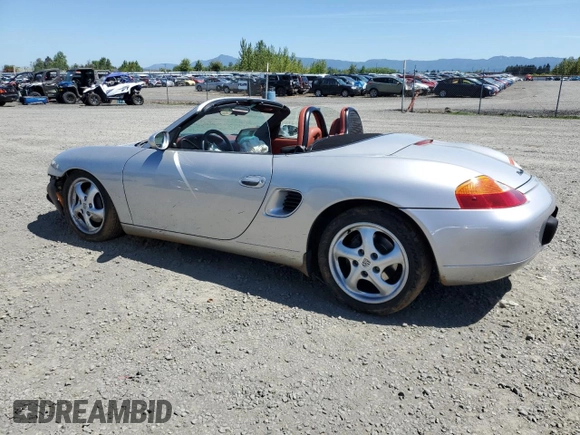 1998 Porsche Boxster z VIN WP0CA2986WU620657, wystawiony jako Copart lot #55595275 z przebiegiem 78 711 mil mil oraz Szkoda całkowita • Salvage title. Historia ofert i sprzedaży dostępna na DreamBid. Obrazek 2.