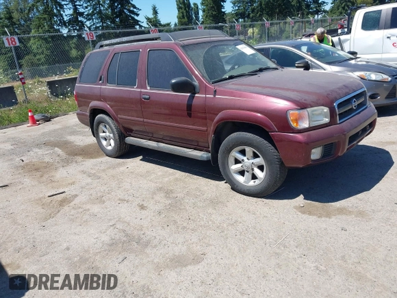 2004 Nissan Pathfinder SE with VIN JN8DR09YX4W917504, listed as a IAAI auction lot 42676685 with 131,574 mi miles and . Bid and sale history available at DreamBid. Image 1.