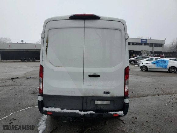 2023 Ford Transit Cargo Van with VIN 1FTBR2C83PKA13044, listed as a Copart auction lot 42591995 with 140,564 mi miles and Clean Title. Bid and sale history available at carsss.com. Image 6.