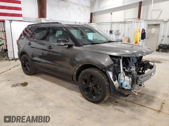 2019 Ford Explorer Sport with VIN 1FM5K8GT3KGB32996, listed as a Copart auction lot 51311465 with 79,405 mi miles and Salvage title. Bid and sale history available at DreamBid. Image 4.