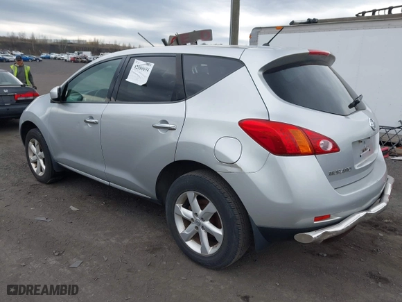2010 Nissan Murano SL with VIN JN8AZ1MW6AW130883, listed as a IAAI auction lot 42080694 with 172,369 mi miles. Bid and sale history available at carsss.com. Image 3.