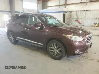 2014 Infiniti QX60 with VIN 5N1AL0MM2EC529623, listed as a Copart auction lot 49823425 with 81,327 mi miles and Salvage Title. Bid and sale history available at DreamBid. Image 4.