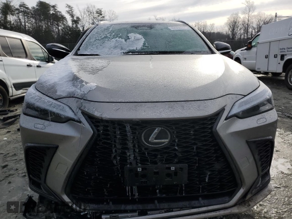 2023 Lexus NX with VIN 2T2KGCEZ4PC026187, listed as a Copart auction lot 42066325 with 38,382 mi miles and Salvage Title. Bid and sale history available at carsss.com. Image 5.