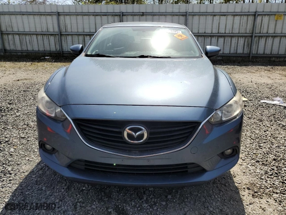 2014 Mazda Mazda6 i Sport with VIN JM1GJ1U62E1123803, listed as a Copart auction lot 52989785 with 0 mi miles and Salvage Title. Bid and sale history available at carsss.com. Image 6.