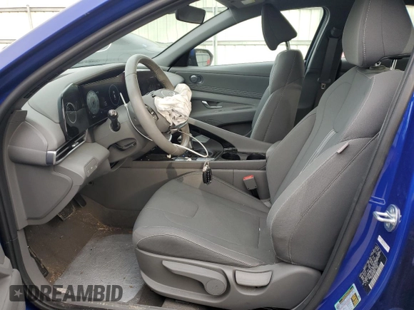 2023 Hyundai Elantra SEL with VIN KMHLS4AG9PU555411, listed as a Copart auction lot 47867865 with 23,460 mi miles and Salvage Title. Bid and sale history available at DreamBid. Image 7.