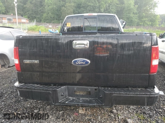 2005 Ford F-150 STX with VIN 1FTRX14W35FB47568, listed as a Copart auction lot 62642665 with Not provided miles and Salvage title. Bid and sale history available at DreamBid. Image 6.