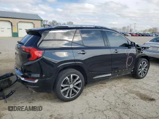 2020 GMC Terrain Denali with VIN 3GKALXEX2LL346606, listed as a Copart auction lot 51112045 with 46,871 mi miles and Salvage title. Bid and sale history available at DreamBid. Image 3.