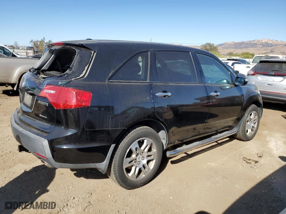 2008 Acura MDX Tech Pkg with VIN 2HNYD28378H523101, listed as a Copart auction lot 76126234 with 127,002 mi miles and Salvage Title. Bid and sale history available at carsss.com. Image 3.