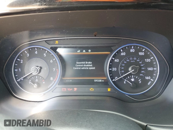 2020 Hyundai Palisade SEL z VIN KM8R34HE6LU073176, wystawiony jako Copart lot #55342774 z przebiegiem 59 338 mil mil oraz Szkoda całkowita • Salvage title. Historia ofert i sprzedaży dostępna na DreamBid. Obrazek 9.