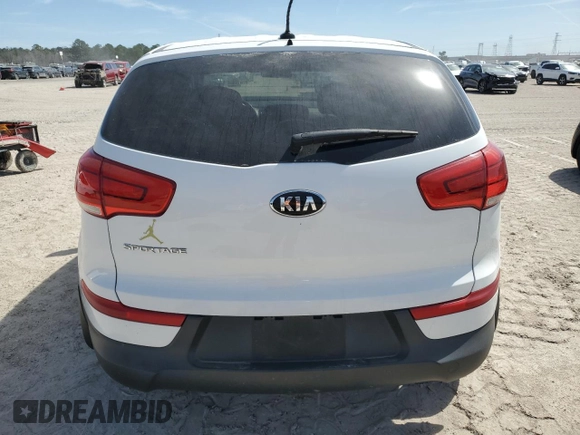 2015 Kia Sportage LX with VIN KNDPB3AC3F7701067, listed as a Copart auction lot 48159175 with 196,064 mi miles and Salvage Title. Bid and sale history available at carsss.com. Image 6.