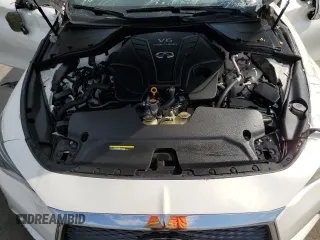 2021 Infiniti Q60 Luxe with VIN JN1EV7KK6MM410124, listed as a Copart auction lot 66422574 with 23,741 mi miles and Salvage title. Bid and sale history available at DreamBid. Image 12.