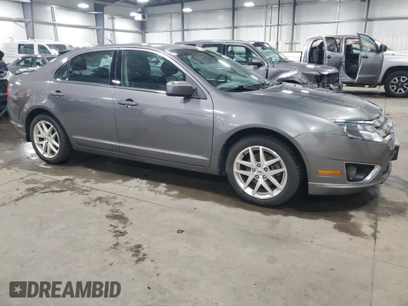 2012 Ford Fusion SEL with VIN 3FAHP0JA4CR412292, listed as a Copart auction lot 50583275 with 119,945 mi miles and Salvage Title. Bid and sale history available at carsss.com. Image 4.