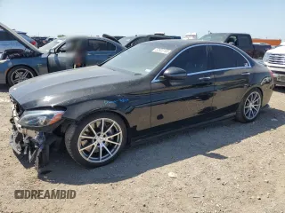 2017 Mercedes-Benz C 63 AMG with VIN 55SWF8GB6HU232905, listed as a Copart auction lot 52523195 with 78,396 mi miles and Salvage title. Bid and sale history available at DreamBid. Image 1.