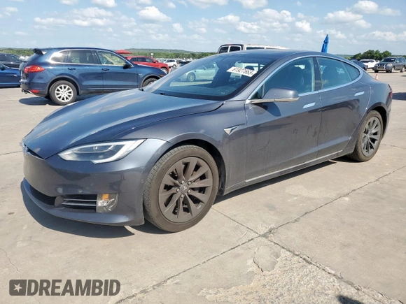 2018 Tesla Model S 75D с VIN 5YJSA1E21JF260383, выставлен на аукционе Copart как лот 61927665 с пробегом 74 644 миль миль и Списание • Salvage title. История ставок и продаж доступна на DreamBid. Изображение 1.