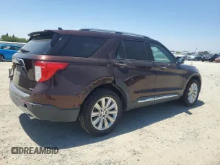 2020 Ford Explorer Limited z VIN 1FM5K8FW1LGA00705, wystawiony jako Copart lot #64450035 z przebiegiem 41 952 mil mil oraz Szkoda całkowita • Salvage title. Historia ofert i sprzedaży dostępna na DreamBid. Obrazek 3.