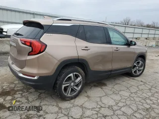 2018 GMC Terrain SLT with VIN 3GKALPEV6JL313796, listed as a Copart auction lot 44714555 with 103,557 mi miles and Salvage Title. Bid and sale history available at DreamBid. Image 3.