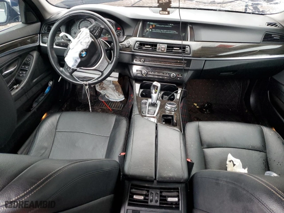 2014 BMW 5 Series 528i xDrive with VIN WBA5A7C57ED613586, listed as a Copart auction lot 51403475 with 95,709 mi miles and Salvage Title. Bid and sale history available at carsss.com. Image 8.