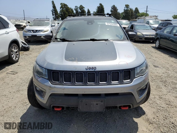 2021 Jeep Compass Trailhawk with VIN 3C4NJDDB6MT564816, listed as a Copart auction lot 57534505 with 87,177 mi miles and Salvage title. Bid and sale history available at DreamBid. Image 5.