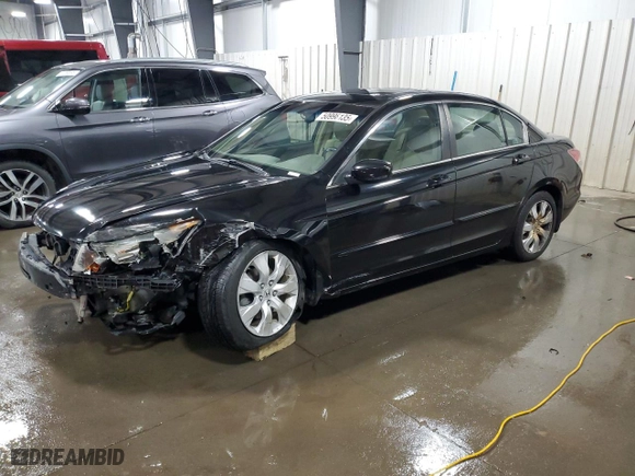 2009 Honda Accord Sdn EX-L with VIN 1HGCP26839A136181, listed as a Copart auction lot 50998135 with 81,935 mi miles and Salvage Title. Bid and sale history available at carsss.com. Image 1.