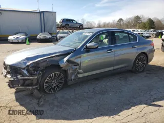 2017 BMW 5 Series 530i with VIN WBAJA5C37HG894017, listed as a Copart auction lot 46874095 with 128,150 mi miles and Salvage Title. Bid and sale history available at carsss.com. Image 1.