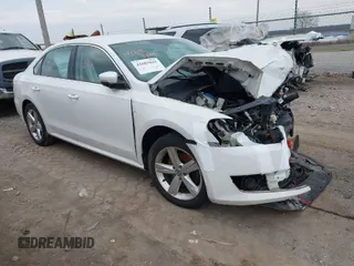 2015 Volkswagen Passat 1.8T SE w/Sunroof & Nav with VIN 1VWBT7A3XFC026398, listed as a IAAI auction lot 41683041 with 103,909 mi miles. Bid and sale history available at carsss.com. Image 1.