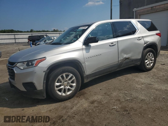 2019 Chevrolet Traverse LS with VIN 1GNERFKW8KJ295899, listed as a Copart auction lot 69132104 with 91,530 mi miles and Salvage Title. Bid and sale history available at carsss.com. Image 1.