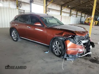 2006 Infiniti FX35 with VIN JNRAS08U66X105454, listed as a Copart auction lot 41458105 with 133,052 mi miles and Salvage Title. Bid and sale history available at carsss.com. Image 4.