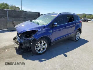 2015 Ford Escape Titanium with VIN 1FMCU9J90FUA70923, listed as a Copart auction lot 49832155 with 142,600 mi miles and Salvage title. Bid and sale history available at DreamBid. Image 1.