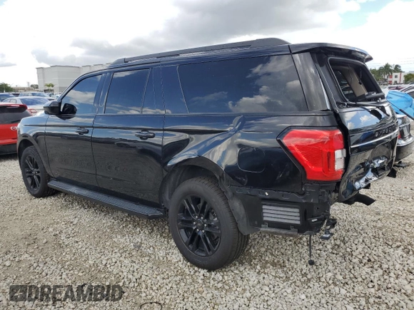 2022 Ford Expedition Max XLT with VIN 1FMJK1HT9NEA61985, listed as a Copart auction lot 76666394 with 54,866 mi miles and Salvage title. Bid and sale history available at DreamBid. Image 2.