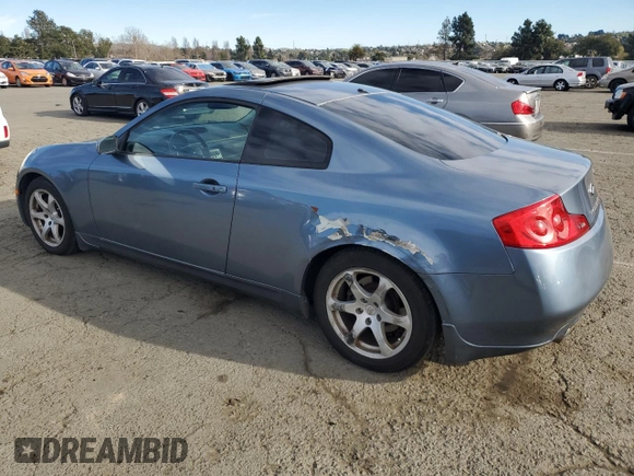 2006 Infiniti G35 Coupe with VIN JNKCV54E16M717279, listed as a Copart auction lot 88104745 with 140,898 mi miles and Salvage Title. Bid and sale history available at carsss.com. Image 2.