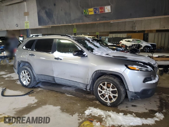 2017 Jeep Cherokee Sport with VIN 1C4PJMAB7HW658278, listed as a Copart auction lot 46120015 with 119,928 mi miles and Clean Title. Bid and sale history available at carsss.com. Image 4.