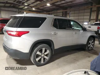 2018 Chevrolet Traverse LT z VIN 1GNEVHKW0JJ250252, wystawiony jako Copart lot #55965095 z przebiegiem 116 794 mil mil oraz Szkoda całkowita • Salvage title. Historia ofert i sprzedaży dostępna na DreamBid. Obrazek 3.
