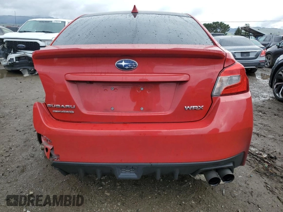 2021 Subaru WRX with VIN JF1VA1A63M9817188, listed as a Copart auction lot 44271285 with 72,526 mi miles and Salvage Title. Bid and sale history available at carsss.com. Image 6.
