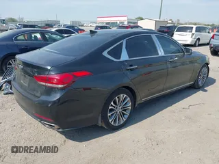 2015 Hyundai Genesis 3.8L with VIN KMHGN4JE7FU089628, listed as a IAAI auction lot 41909334 with 212,262 mi miles. Bid and sale history available at carsss.com. Image 4.