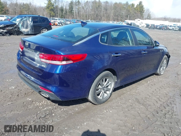 2016 Kia Optima LX Turbo with VIN 5XXGT4L13GG075267, listed as a IAAI auction lot 41750500 with 86,917 mi miles. Bid and sale history available at carsss.com. Image 4.