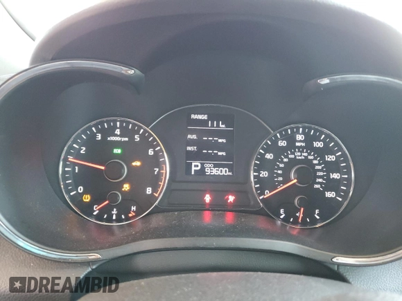2014 Kia Forte LX with VIN KNAFX4A62E5097189, listed as a Copart auction lot 48548465 with 93,600 mi miles and Salvage Title. Bid and sale history available at carsss.com. Image 9.