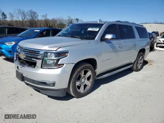 2015 Chevrolet Suburban LTZ with VIN 1GNSKKKC6FR549249, listed as a Copart auction lot 47596035 with 170,741 mi miles and Salvage Title. Bid and sale history available at carsss.com. Image 1.