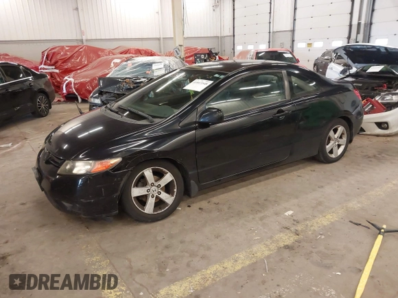 2006 Honda Civic Cpe LX with VIN 2HGFG12606H006660, listed as a IAAI auction lot 41813548 with 122,398 mi miles. Bid and sale history available at carsss.com. Image 2.
