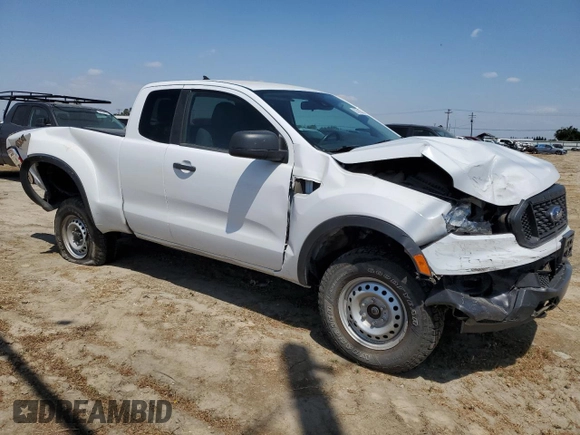 2021 Ford Ranger XL with VIN 1FTER1FH7MLD77427, listed as a Copart auction lot 55785745 with 79,323 mi miles and Salvage title. Bid and sale history available at DreamBid. Image 4.