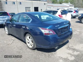 2013 Nissan Maxima SV with VIN 1N4AA5AP9DC805516, listed as a IAAI auction lot 42028936 with 174,555 mi miles and . Bid and sale history available at DreamBid. Image 3.