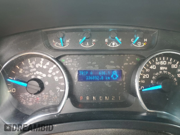 2014 Ford F-150 XL с VIN 1FTFW1ET9EFA50112, выставлен на аукционе Copart как лот 58572825 с пробегом 336 892 миль миль и На запчасти • Non repairable. История ставок и продаж доступна на DreamBid. Изображение 9.