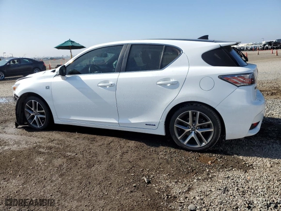 2017 Lexus CT with VIN JTHKD5BH7H2298574, listed as a Copart auction lot 73762224 with 65,567 mi miles and Salvage Title. Bid and sale history available at carsss.com. Image 2.