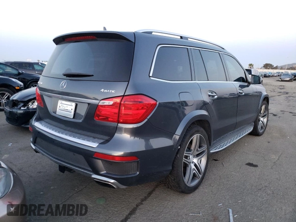 2015 Mercedes-Benz GL-Class GL 550 with VIN 4JGDF7DE8FA535039, listed as a Copart auction lot 37510763 with 98,730 mi miles. Bid and sale history available at carsss.com. Image 3.